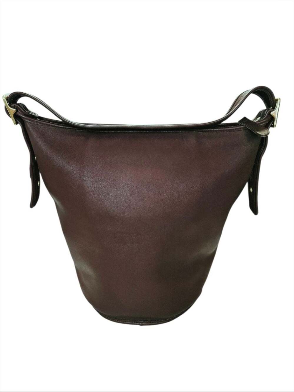 Vintage Coach Leather Bucket Bag Brown G6D-9085